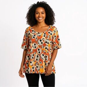 LuLaRoe, Disney,Women's, Jack Skellington Nightmare Before Christmas,Top, Large